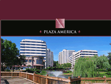 Tablet Screenshot of plazaamerica.com